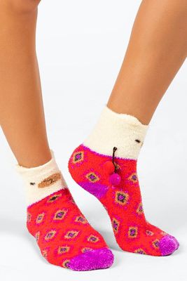 Natural Life Llama Cozy Socks