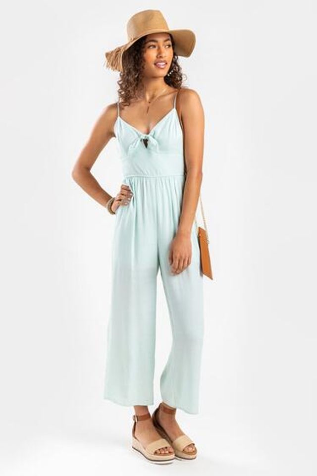 francesca's green jumpsuit