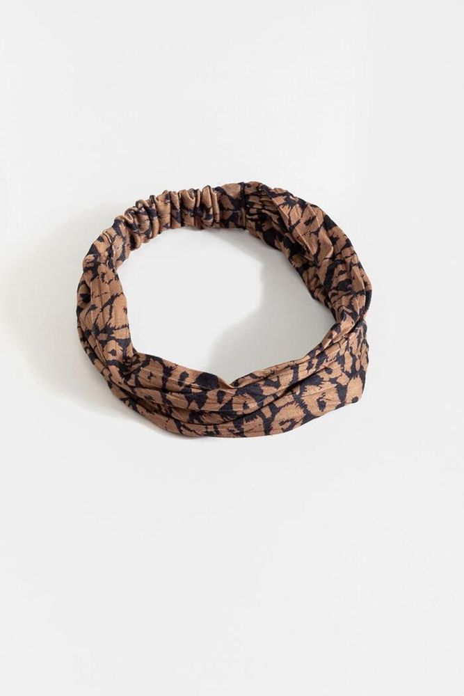 Cleo Leopard Print Scarf