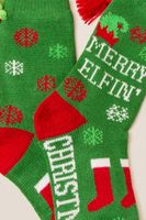 Merry Elfin’ Christmas Socks
