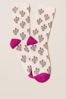 Tamar Cactus Crew Socks