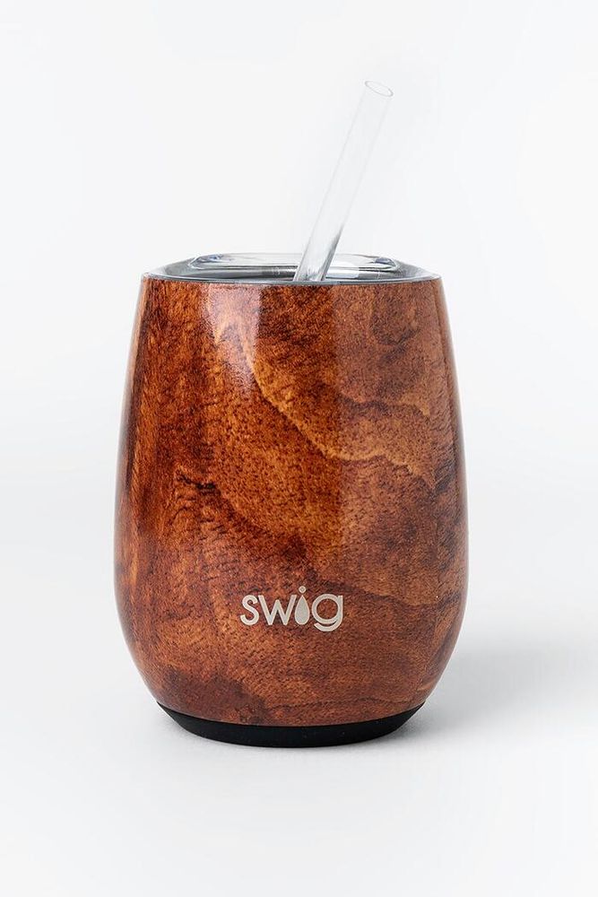 Corkcicle Classic Stemless Wine Tumbler in Walnut Wood