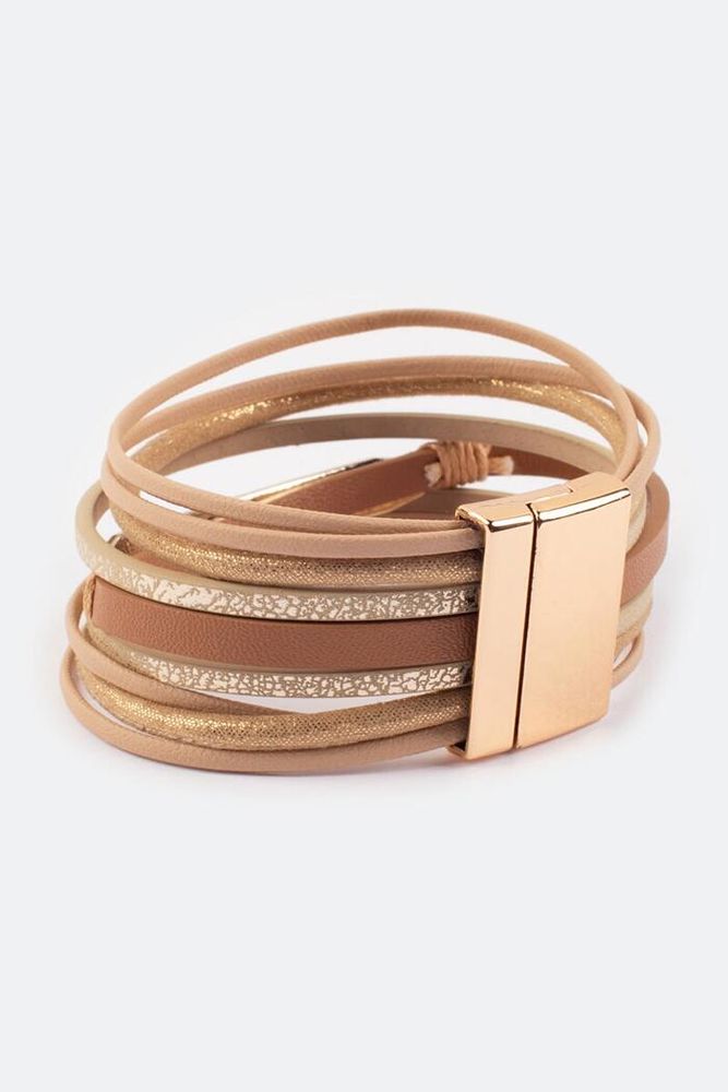 Women's Leather Wrap Bracelet