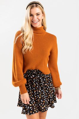 Sloane Turtleneck Cropped Sweater