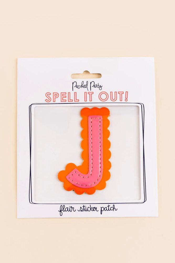 Stick-On Letter Patch - A