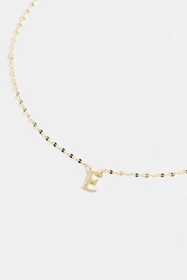 Francesca's Initial K Block Letter Necklace