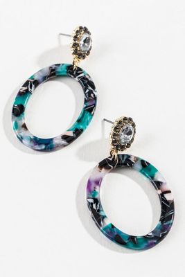 Margaret Pave Statement Earrings