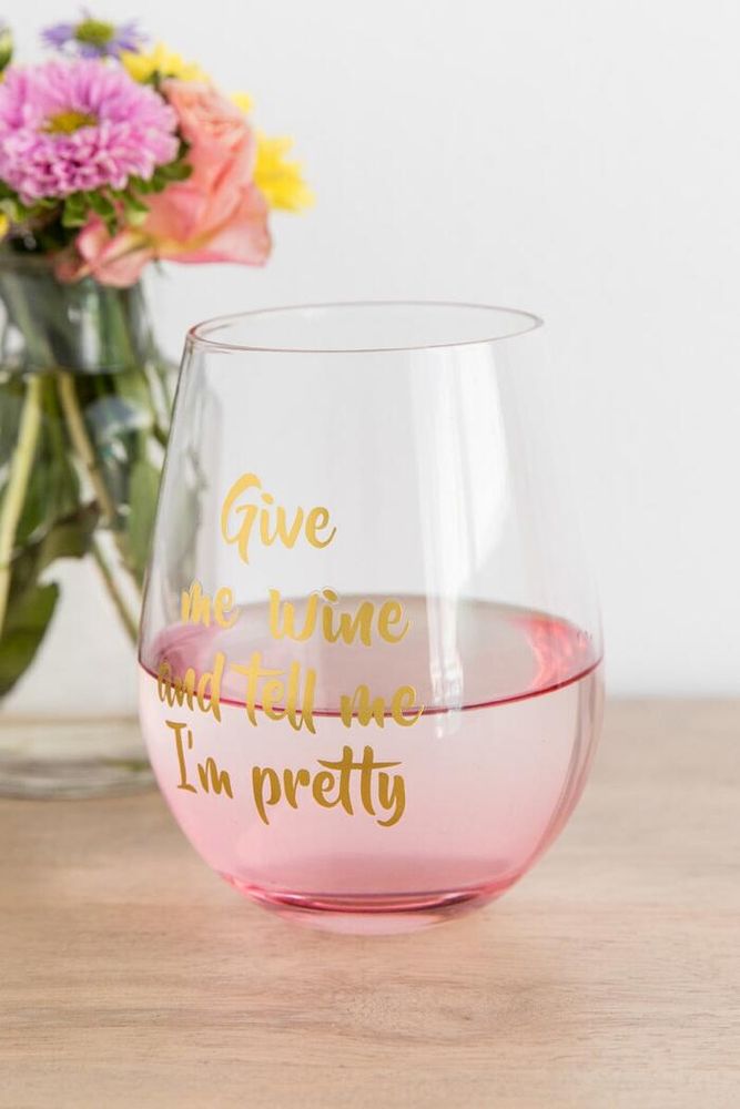 Francesca Stemless Wine Glass