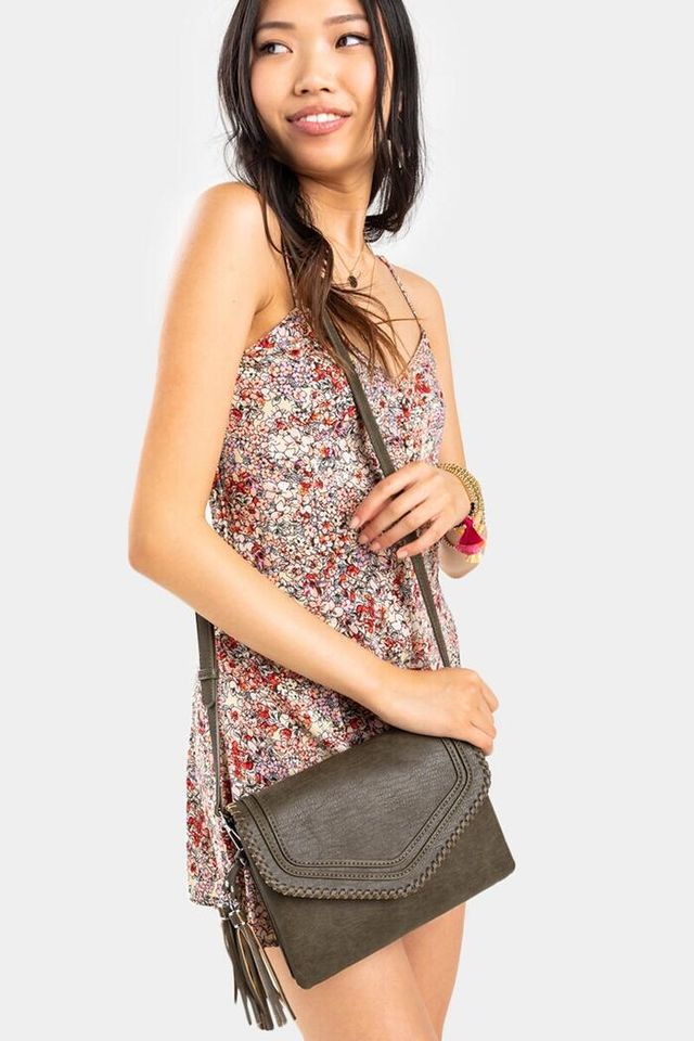 Francesca's Donna Whipstitch Crossbody