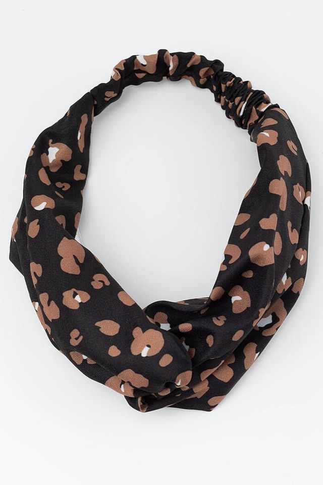 Cleo Leopard Print Scarf