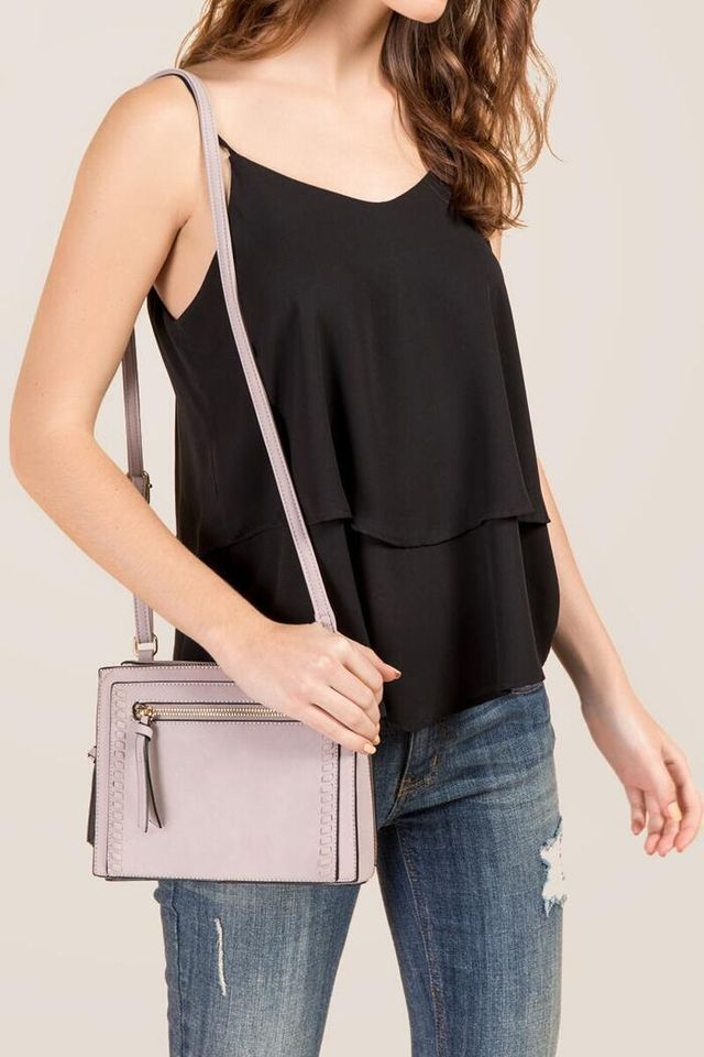 Francesca's Donna Whipstitch Crossbody