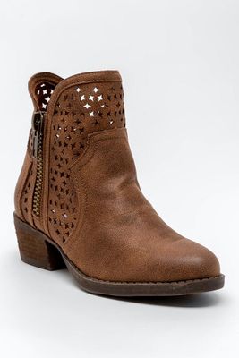Not Rated Etta Laser Cut Ankle Boot