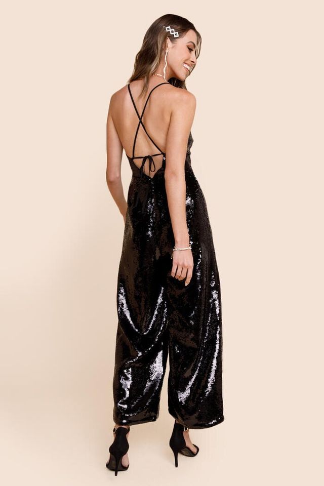 limelight velvet star jumpsuit