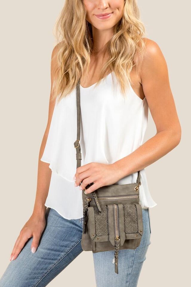 Francesca's Ada Medallion Crossbody