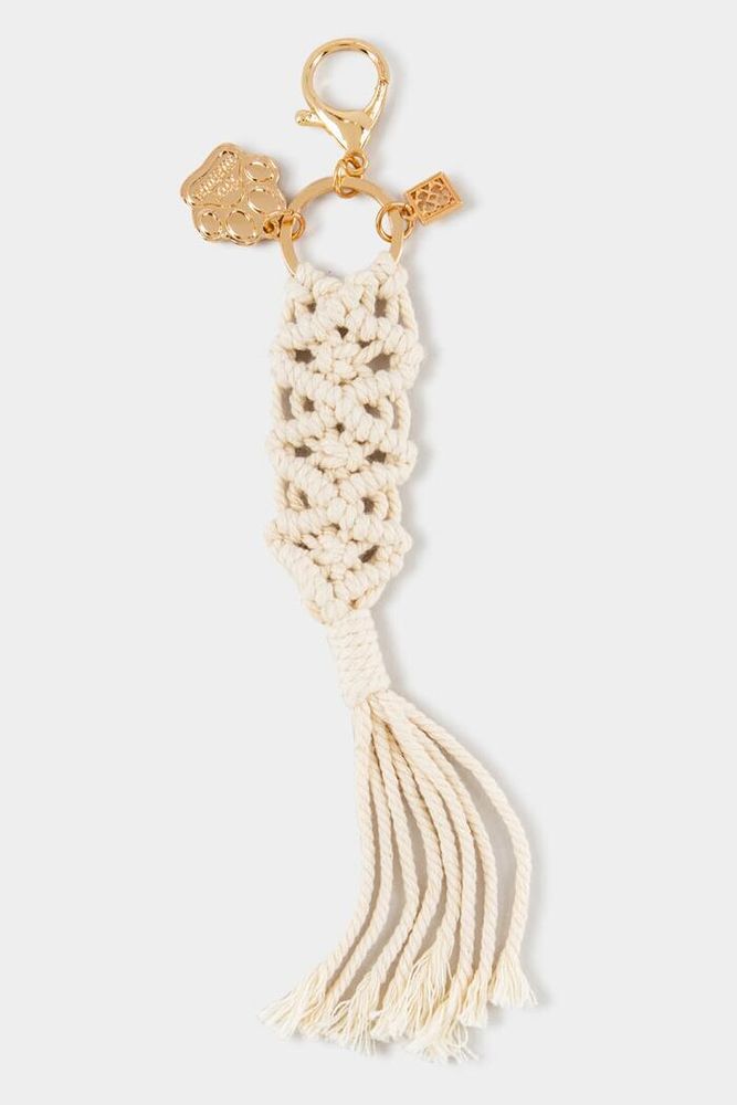 MAMA Macrame Keychain