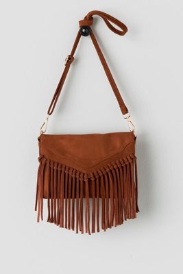 Francesca's Mareen Suede O Ring Crossbody