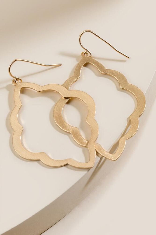 Francesca's MAMA Linear Drop Earrings