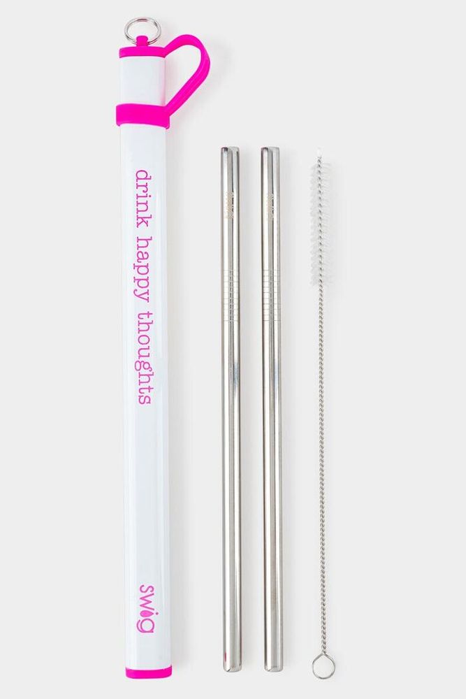 Swig Plastic Reusable Straws (Short)