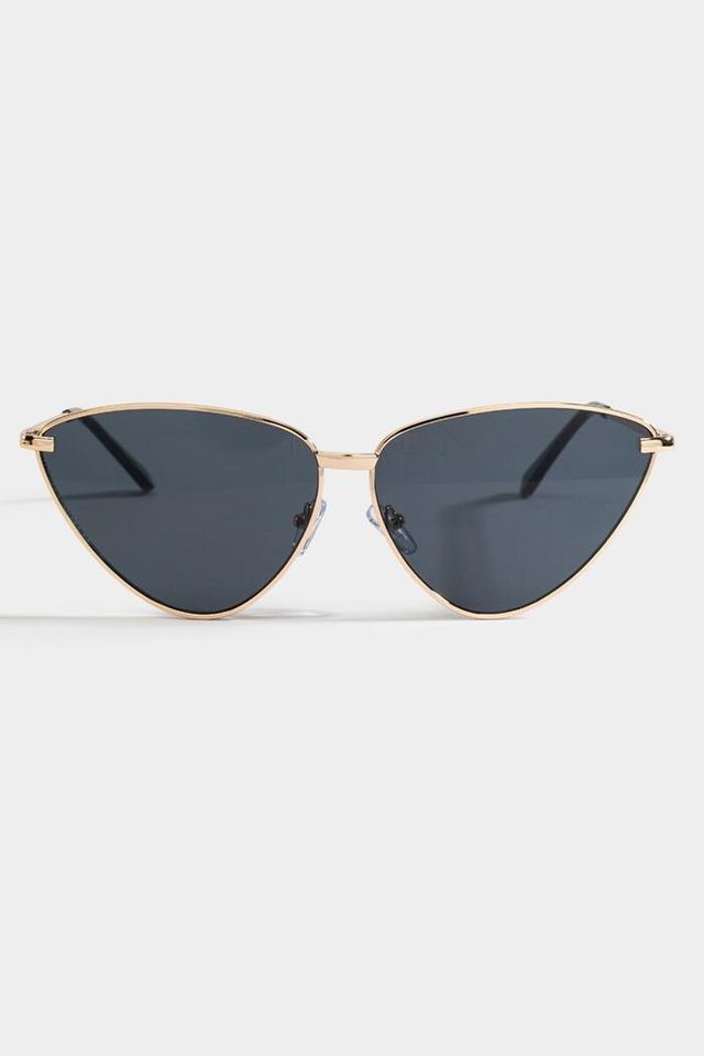 Francesca's Elena Metal Edge Cat Eye Sunglasses