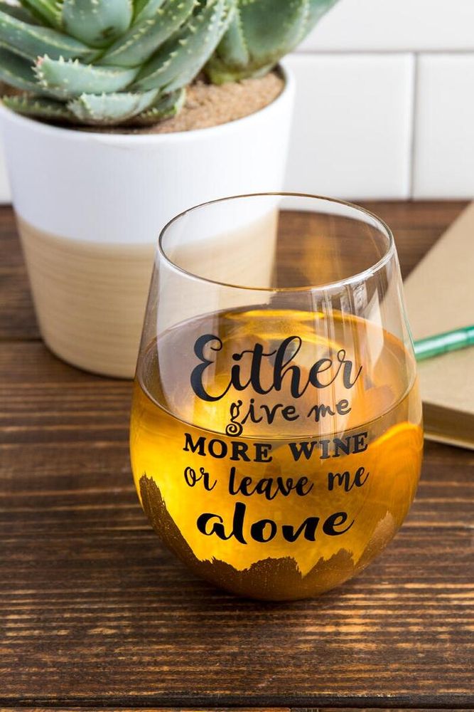 Francesca Stemless Wine Glass