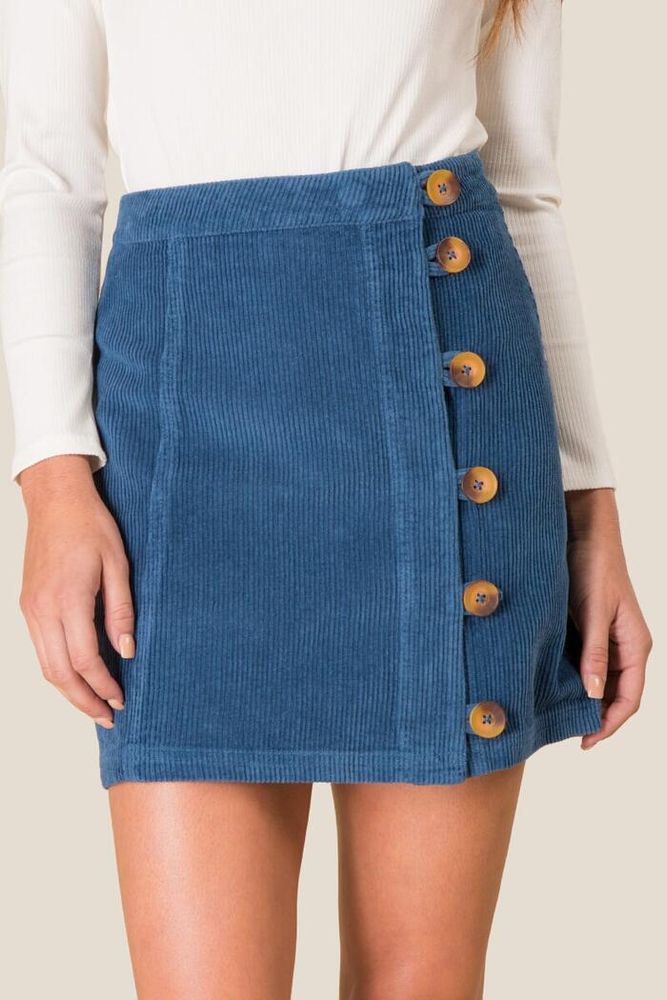 francesca's corduroy skirt