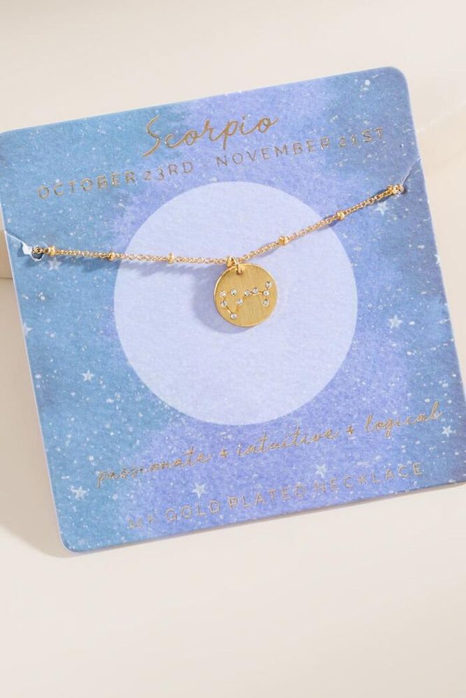 francesca's scorpio necklace