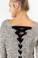 Lattice Pattern Black Sweater – FanFreakz