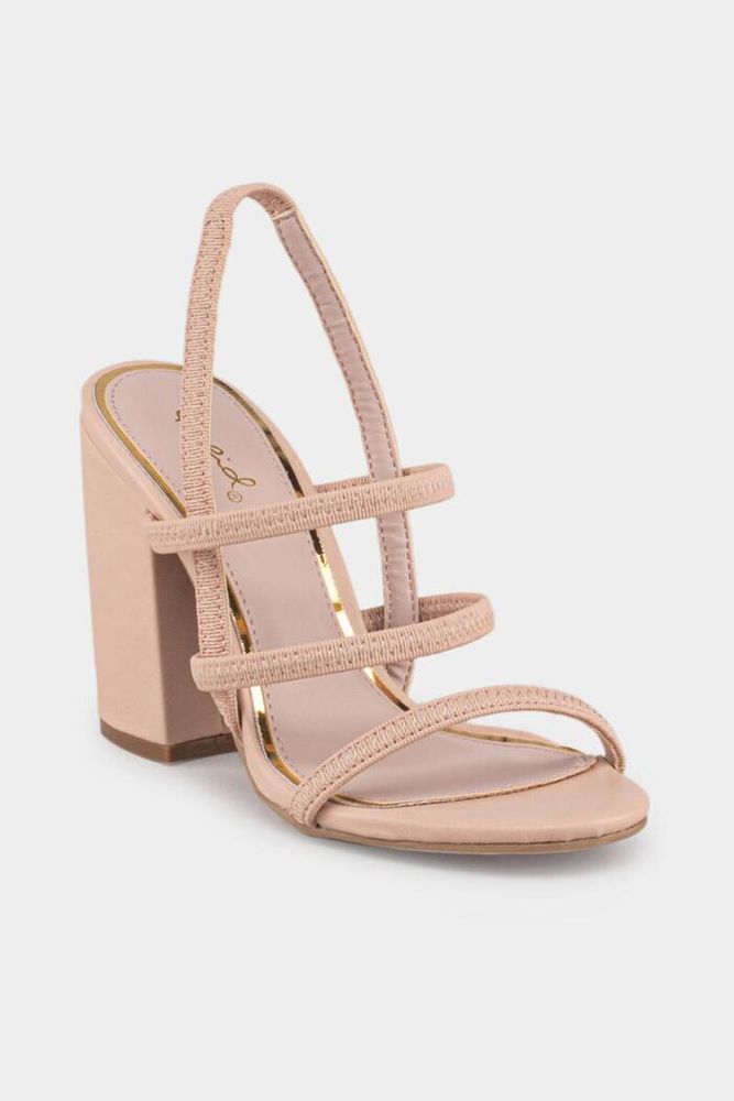 Qupid Lake Strappy Heels