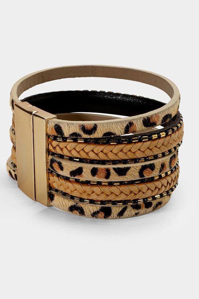 Women's Leather Wrap Bracelet