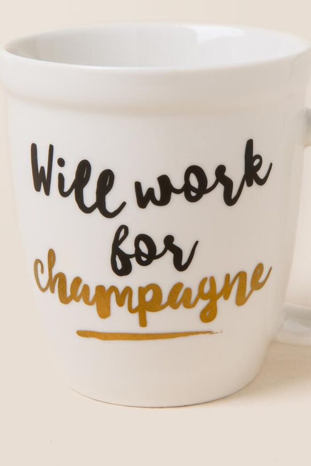 Francesca's Swig Life? Champagne Gold Mug