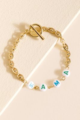 Francesca's MINI Block Letter Toggle Bracelet