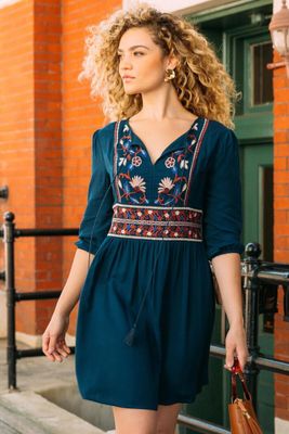 Gracelyn Embroidered Dress
