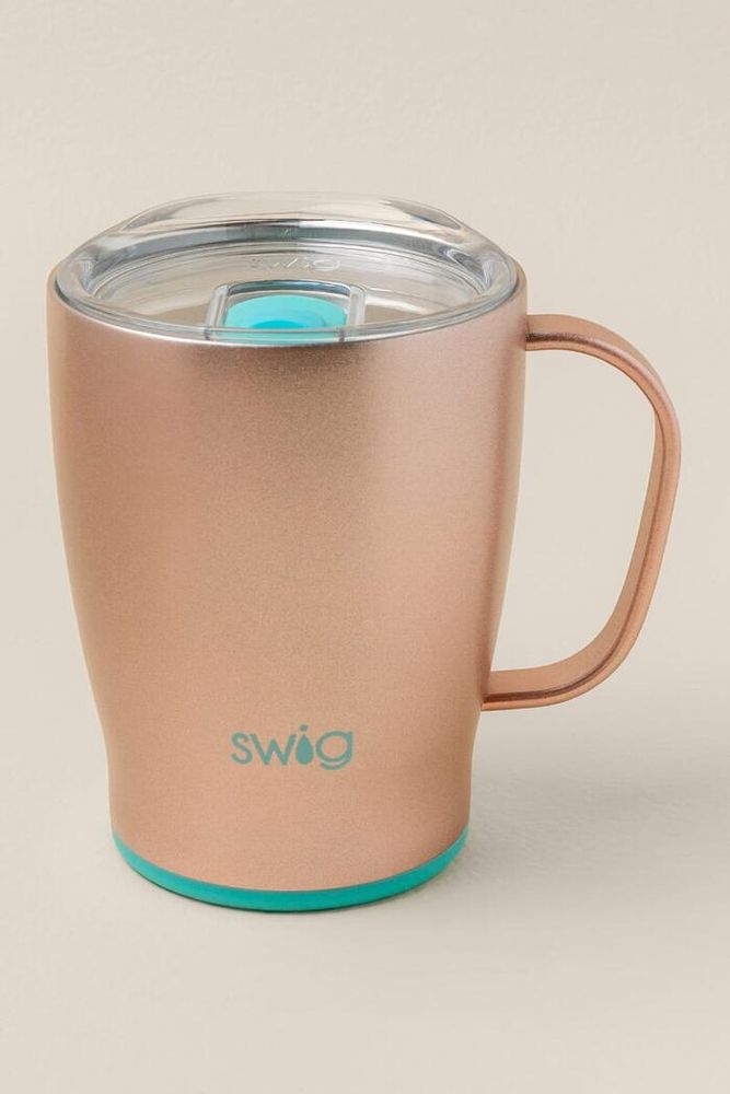 Swig Life 18oz Travel Mug | Insulated Stainless Steel Tumbler with Handle |  Pretty in Plaid