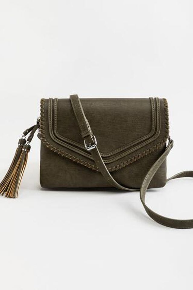 Francesca's Donna Whipstitch Crossbody