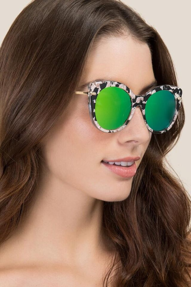 Francesca's Quary Marble Sunglasses