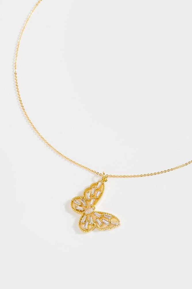 francesca's butterfly necklace