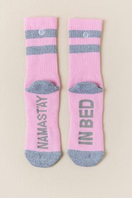 Namastay In Bed Crew Socks