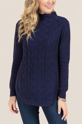 Ciciley Cable Knit Pullover Sweater