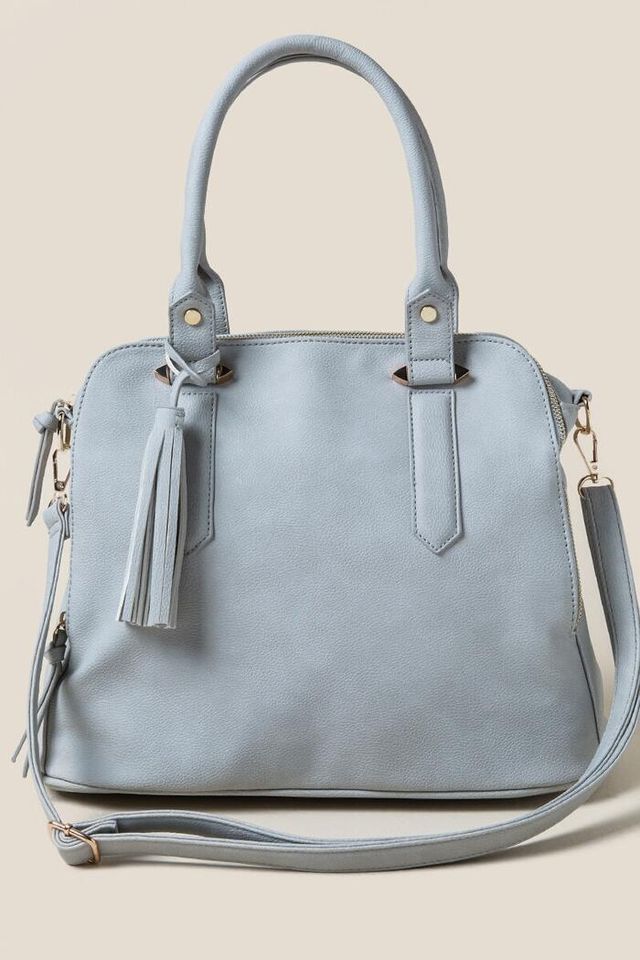 Francesca's Jessie Double Zip Tote