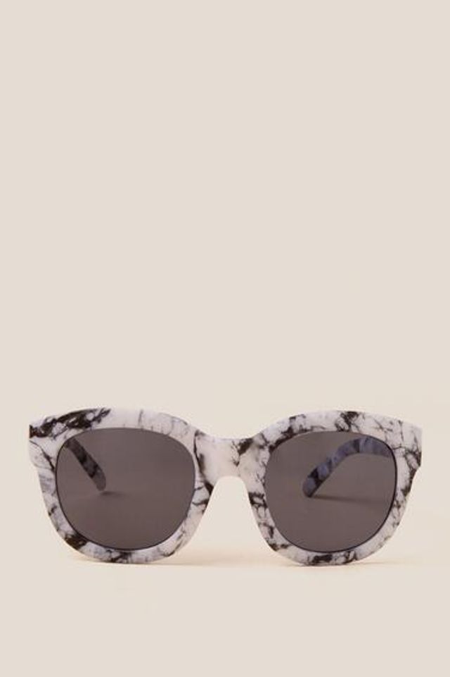 Francesca's Quary Marble Sunglasses