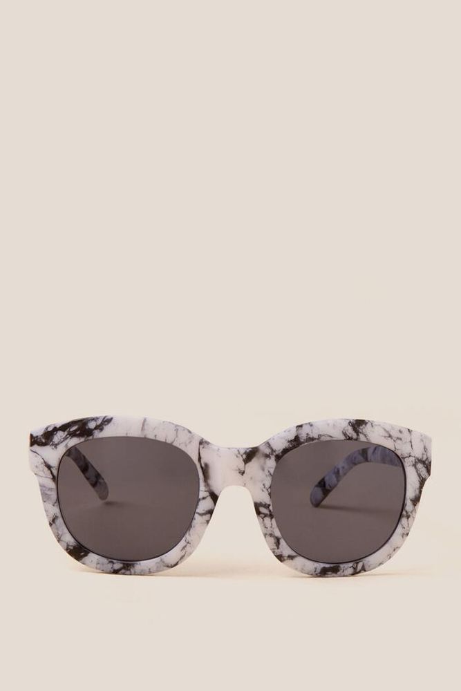 Francesca's Quary Marble Sunglasses
