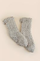 Sofia Knit Bow Slipper Socks