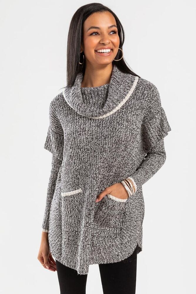 Francesca's Tatum Turtle Neck Poncho | Connecticut Post Mall
