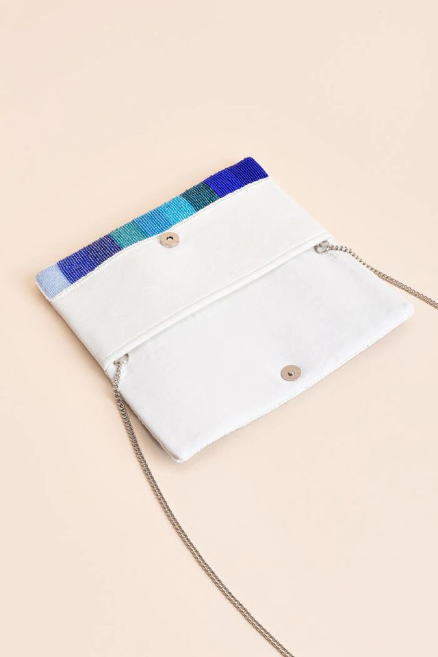 Francesca's Ana Stripe Clutch