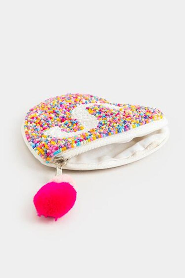 Meri Meri Glitter Heart Coin Purse