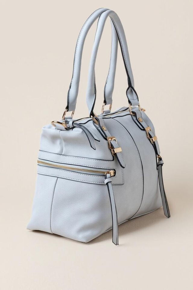 Francesca's Jessie Double Zip Tote