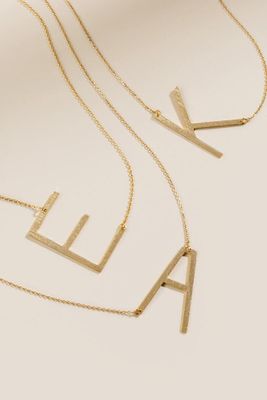 francesca's letter necklace