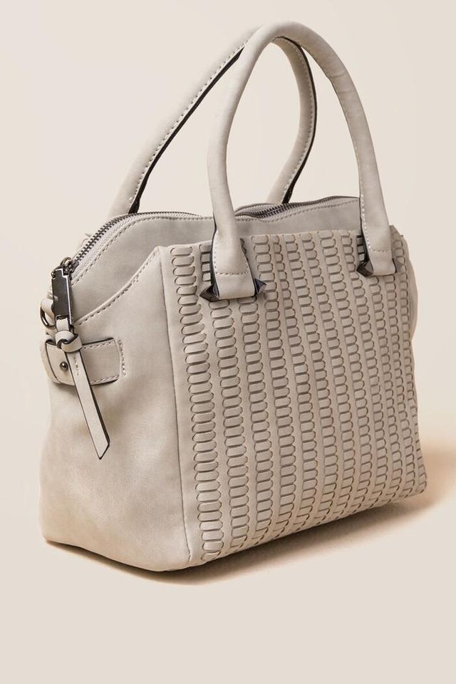 Francesca's Jessie Double Zip Tote