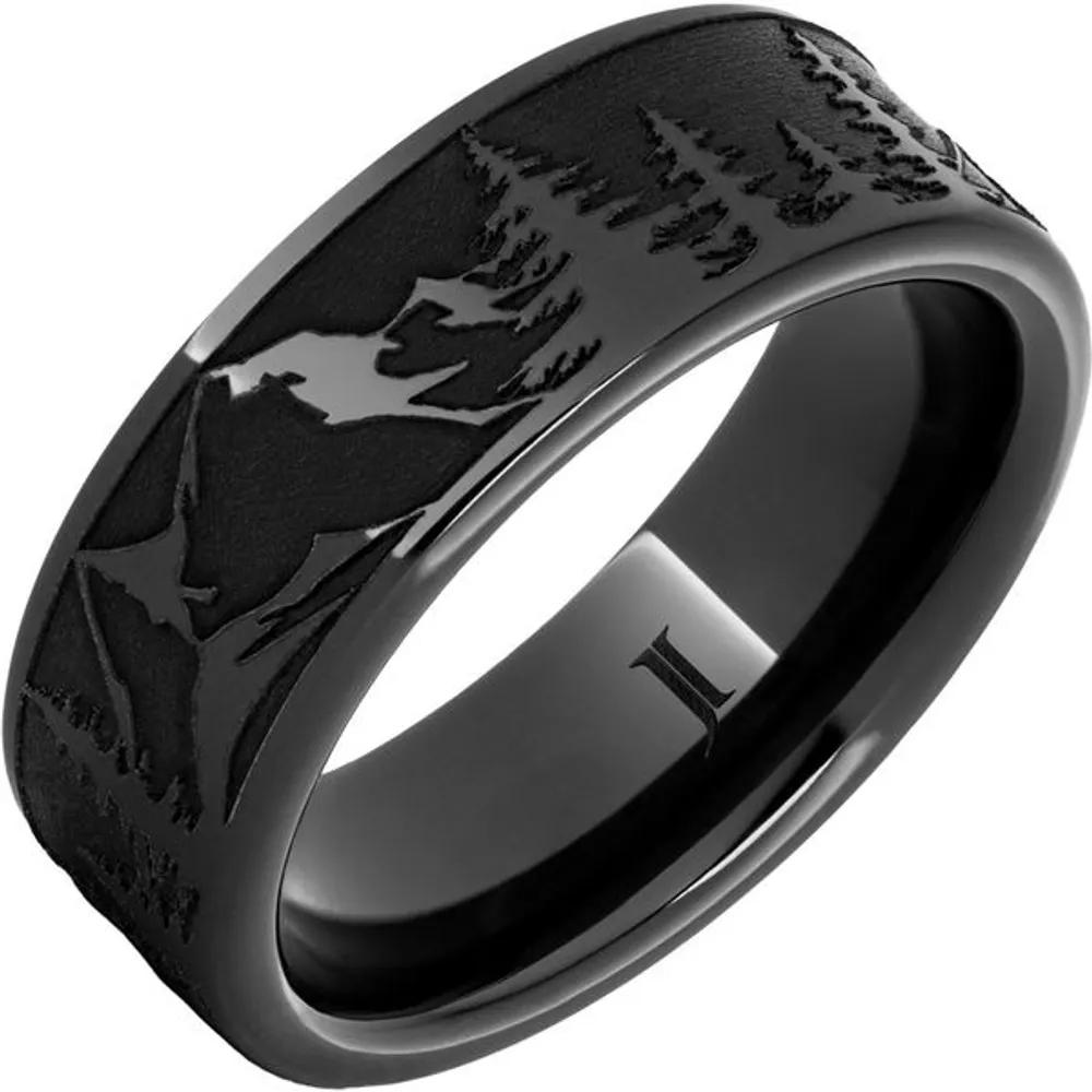 Black Diamond Ceramic™ Mountain Pine Forest Ring