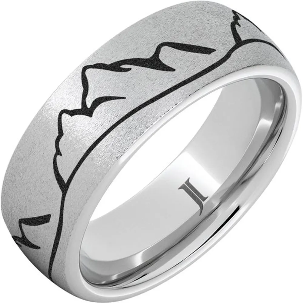 Serinium® Men's Mountain Scene Ring